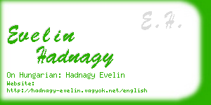 evelin hadnagy business card